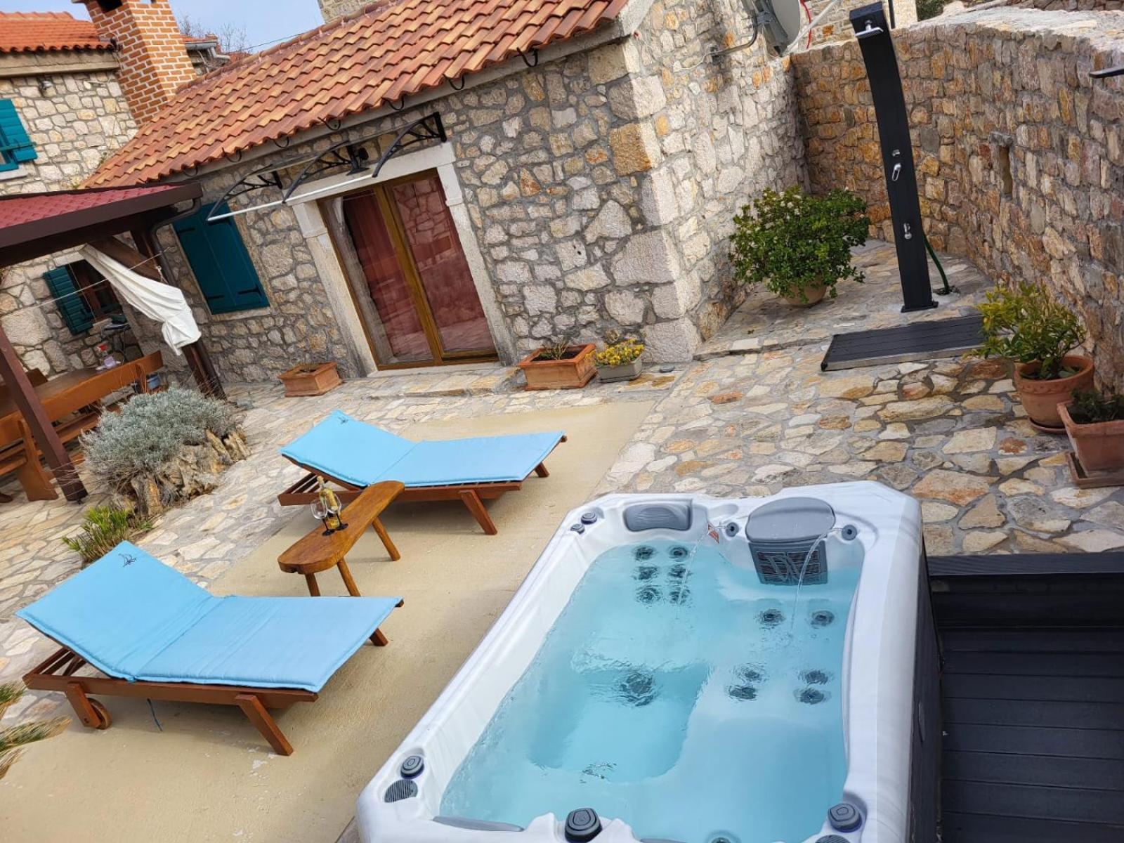 Stone House Knezevic Vila Vinjerac Exterior foto